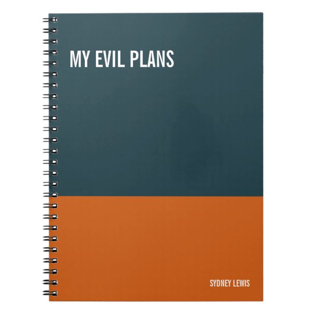 Funny Notebook, Humorous Writing Pad Journal, Note Notebook (Front)