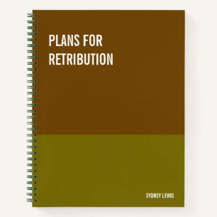 Funny Notebook, Humorous Writing Pad Journal, Notebook