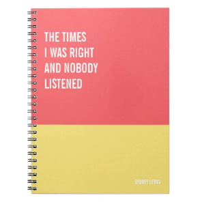 Funny Notebook, Humorous Writing Pad Journal, Notebook