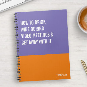 Funny Notebook, Snarky Writing Pad Journal, Note Notebook