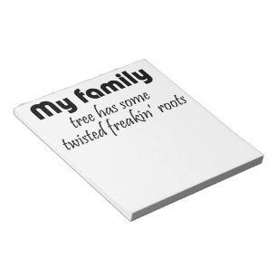 Funny notepads gifts womens family humor gift