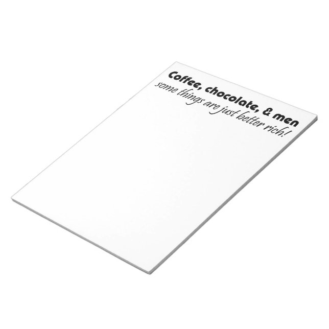 Funny notepads gifts womens office humor gift (Angled)