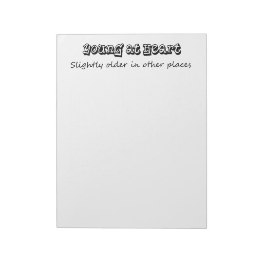 Funny notepads old age humor gifts