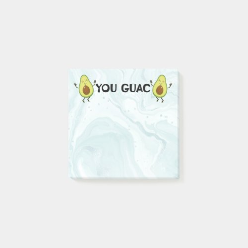 Funny Notes | Cute Sticky Notes | You Guac Avocado