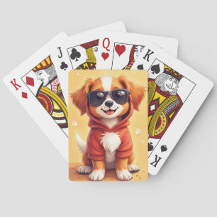 Funny Nova Scotia Duck Tolling Retriever Kawaii Poker Cards