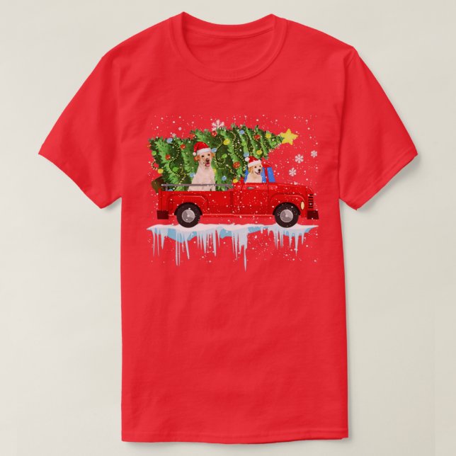 Funny Nova Scotia Duck Tolling Retriever Rides Car T-Shirt (Design Front)