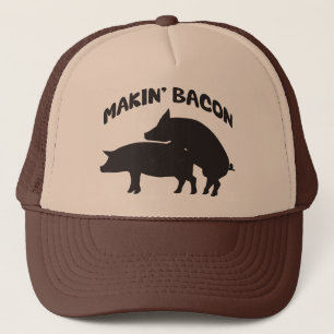 Funny novelty bacon hat