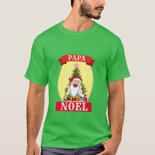Funny Novelty Christmas PAPA NOEL T_Shirt