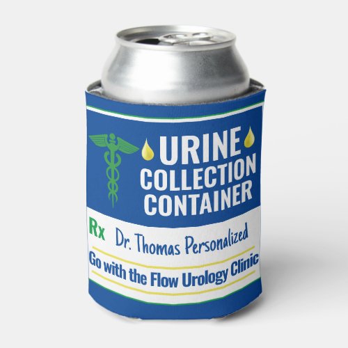 Funny Novelty Doctor Nurse Urine Collection Custom Can Cooler