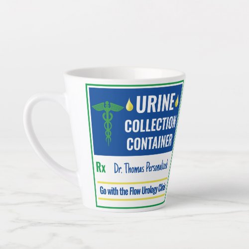 Funny Novelty Doctor Nurse Urine Collection Custom Latte Mug