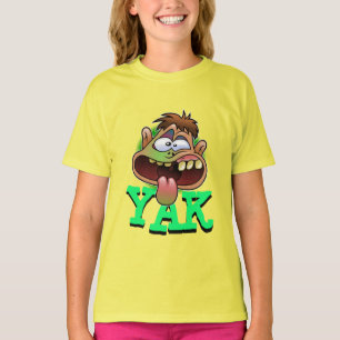 Funny Novelty Fashion Back to School YAK FACE T-S T-Shirt