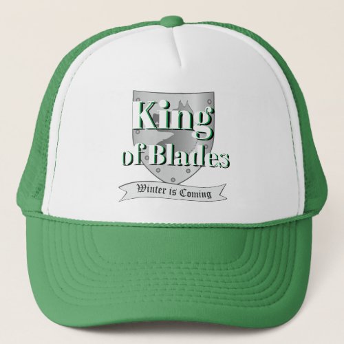 Funny Novelty Gift for Dad KING OF BLADES Trucker Hat