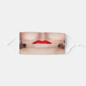 funny novelty joke woman lips adult cloth face mask (Front, Folded)