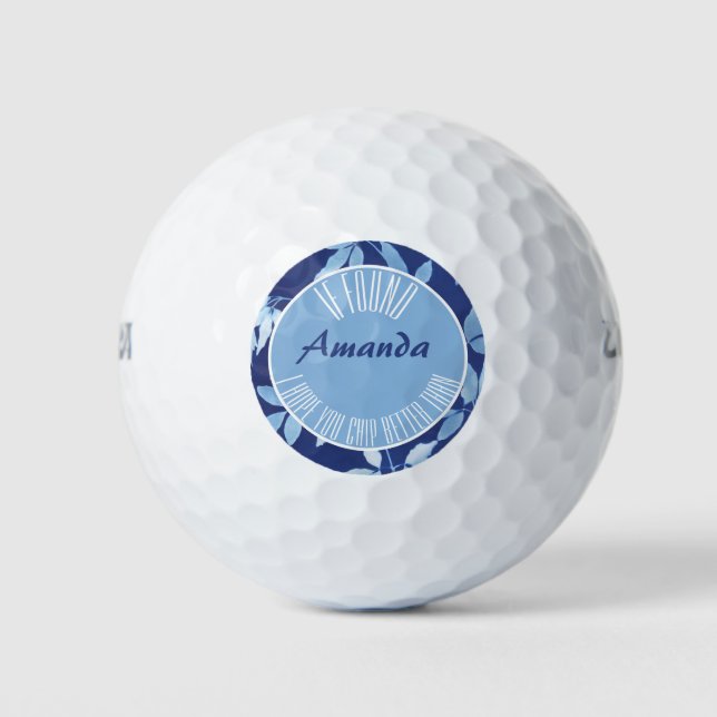 Funny Novelty Ladies Personalized Golf Balls (Front)