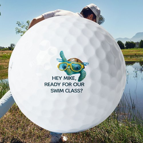 Funny Novelty Water Hole First Name Golf Balls