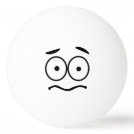 Funny Novelty Worried Face Emoji Ping Pong Ball Funny Novelty Worried Face Emoji Ping Pong Ball