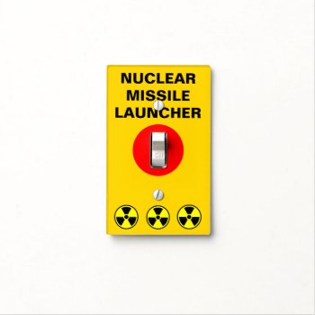 Funny "nuclear Option" Light Switch Cover by ERICS_FUN_FACTORY at Zazzle