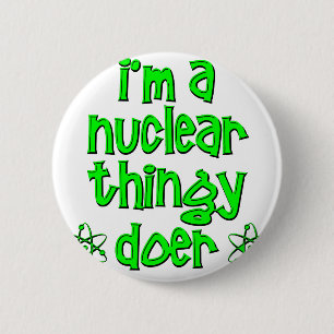 funny nuclear pinback button