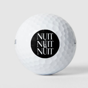 Funny Nuit Nuit Golf Balls