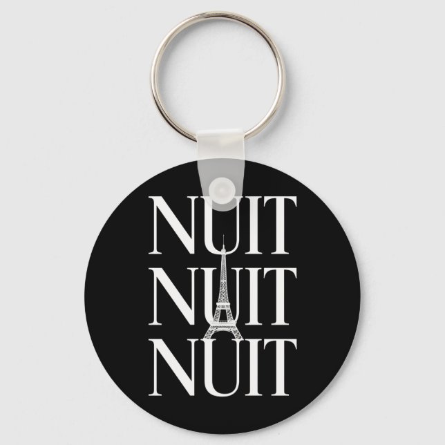 Funny Nuit Nuit Keychain (Front)