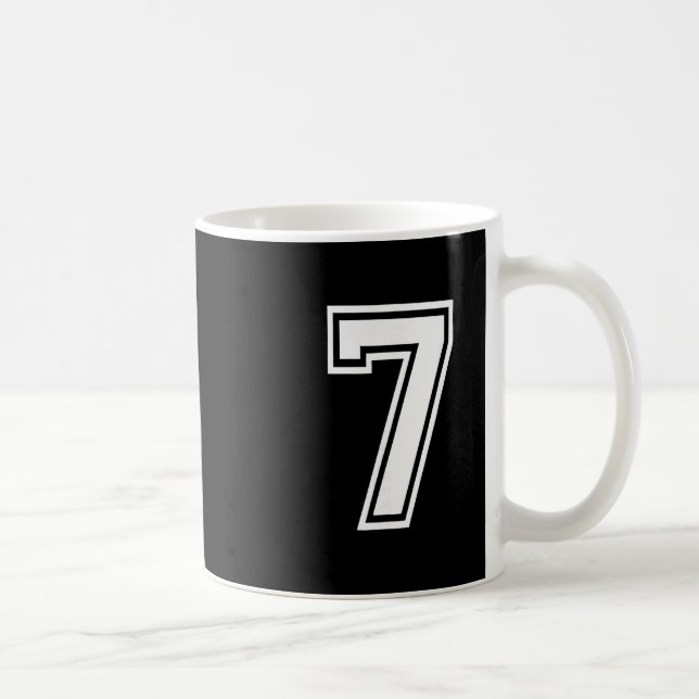 Funny Number 7 67 Meme Costume Matching Group Hall Coffee Mug (Right)
