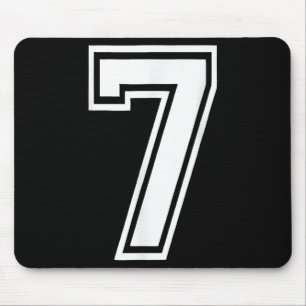 Funny Number 7 67 Meme Costume Matching Group Hall Mouse Pad