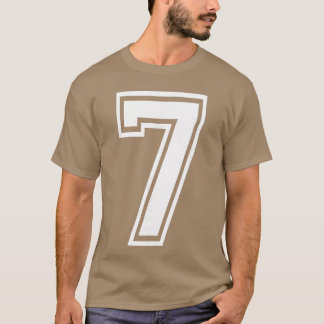 Funny Number 7 67 Meme Costume Matching Group Hall T-Shirt