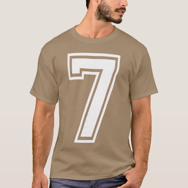 Funny Number 7 67 Meme Costume Matching Group Hall T-Shirt (Front)