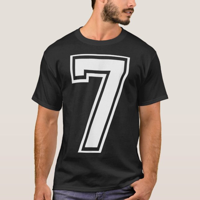 Funny Number 7 67 Meme Costume Matching Group Hall T-Shirt (Front)