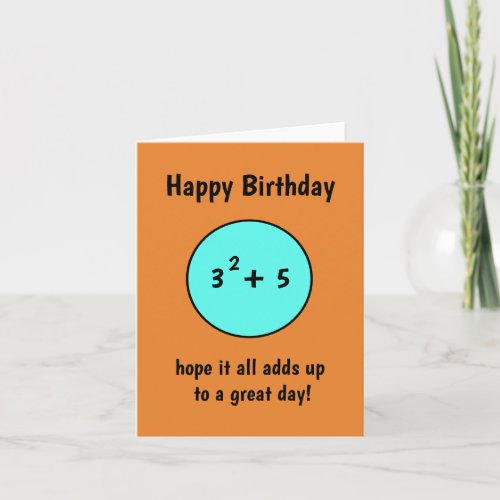 Funny number birthday card 14 for teenager