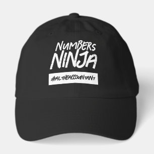Funny Numbers Ninja Hashtag Name Hat