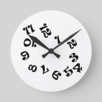 Funny Numbers Wall Clock