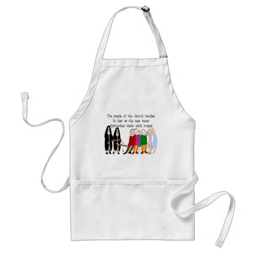 Funny Nuns Cards and Gifts Adult Apron