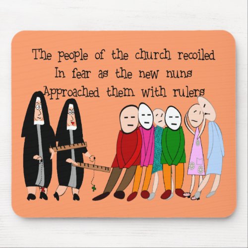 Funny Nuns Cards and Gifts Mouse Pad