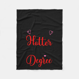 Funny Nurse Bsn Hotter Fleece Blanket