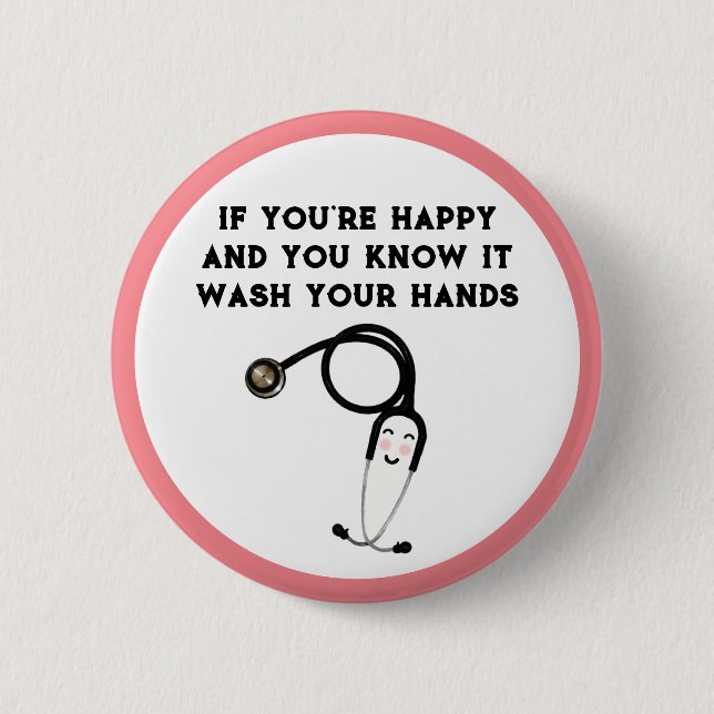 Funny Nurse Button (Front)