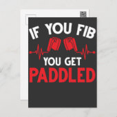 Funny Nurse Cardiology Paramedics Medical Humor Postcard (Front/Back)