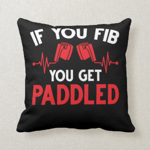 Funny Nurse Cardiology Paramedics Medical Humor Throw Pillow
