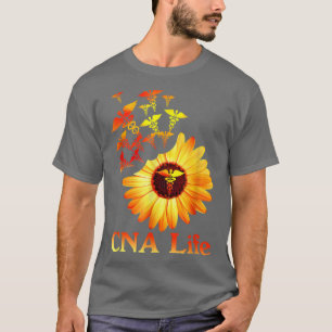 Funny Nurse Cna Life Sunflower Cute Nurse  T-Shirt