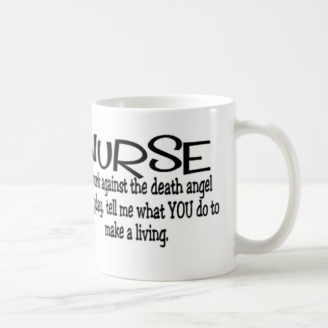 Funny Nurse Coffee Mug (Right)
