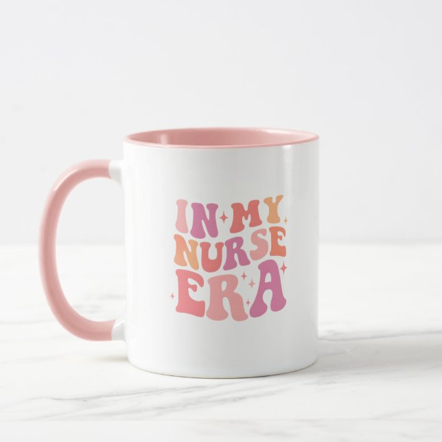 funny nurse coffee mug _ in my nurse era (Left)