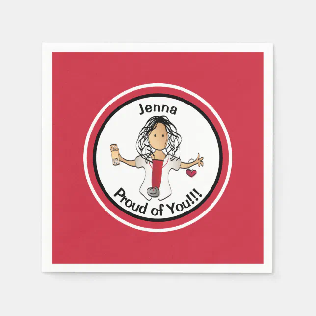Funny Nurse Congratulations Graduation Napkins Zazzle