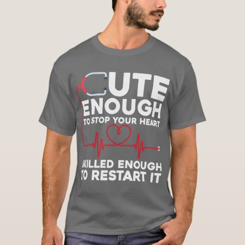 Funny Nurse Design For Men Women Registered Nurse  T_Shirt