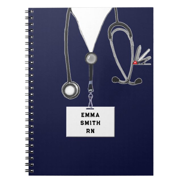Funny Nurse Gift Notebook (Front)
