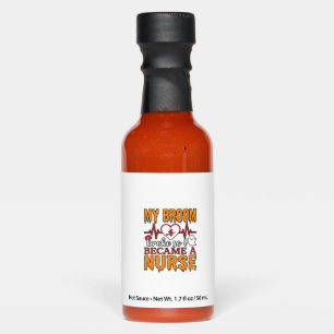 Funny Nurse Halloween My Broom Broke Vintage Shirt Hot Sauces