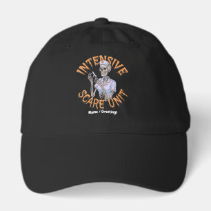 Funny Nurse Halloween Quote Intensive Scare Unit Hat