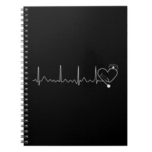 Funny Nurse Heartbeat Medical Assistant Notebook