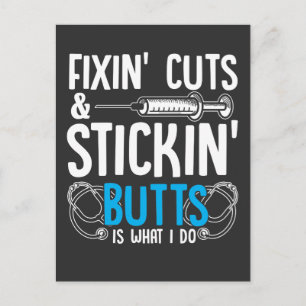Funny Nurse Humor Physician Assistant Jokes Postcard