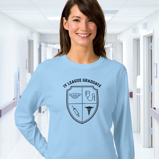 Funny Nurse I.V. League T-Shirt (Creator Uploaded)