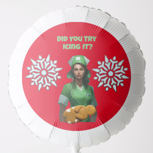 Funny Nurse Icing It Thunder_Cove Balloon